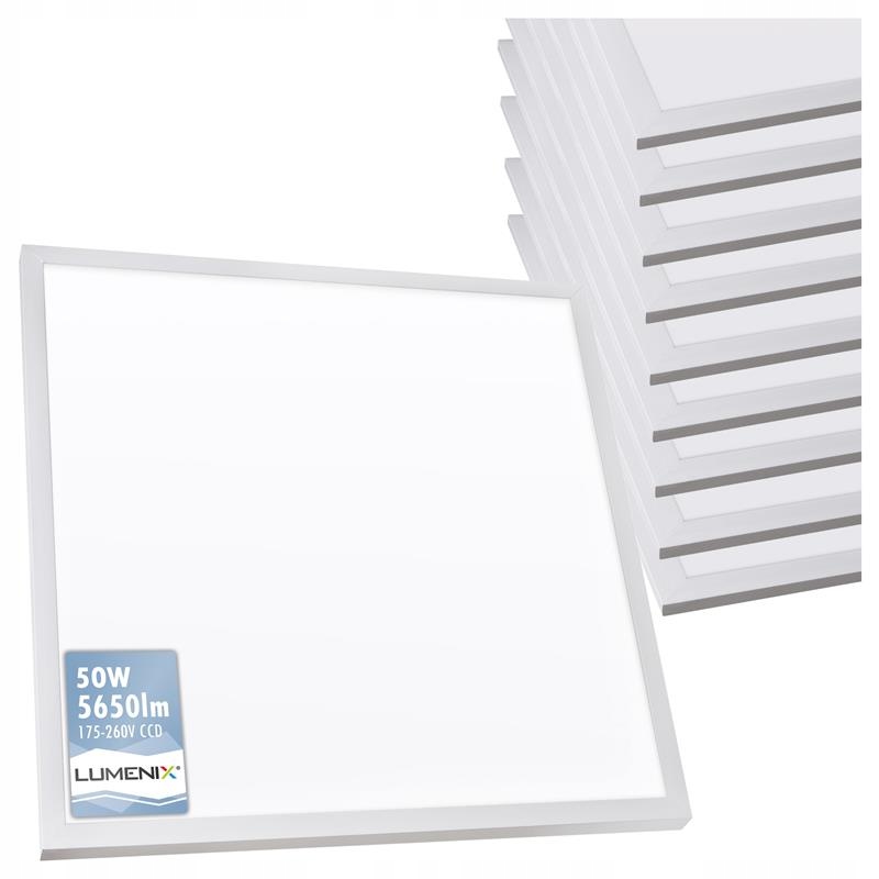 10x Panel Led Oprawa Rastrowa 60x60cm 595x595mm 50W Kaseton CCD Sufitowy