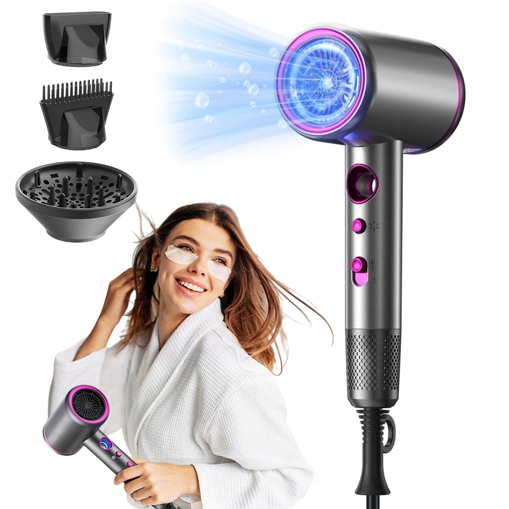 Vysoušeč vlasů Sada pro sušení vlasů Styling vlasů Tichý přívod studeného vzduchu