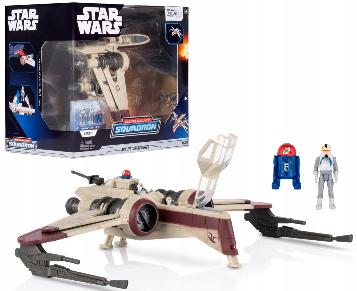 Star Wars Micro Galaxy Squadron Arc 170 Starfighter Hvězdné války
