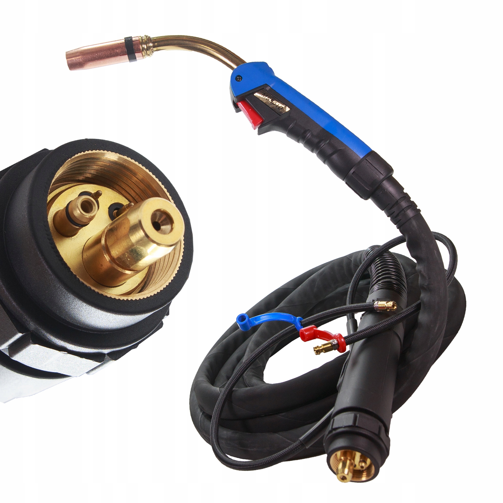 Uchwyt Spawalniczy MB501/4m Euro, Chłodzony Cieczą