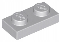 

Lego 3023 Płytka 1x2 Jasny szary Lbg 3023194 2sztN