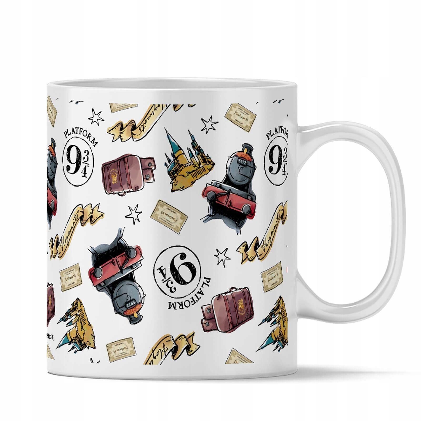 

Harry Potter Peron 9 3/4 kolorowy kubek 330 ml