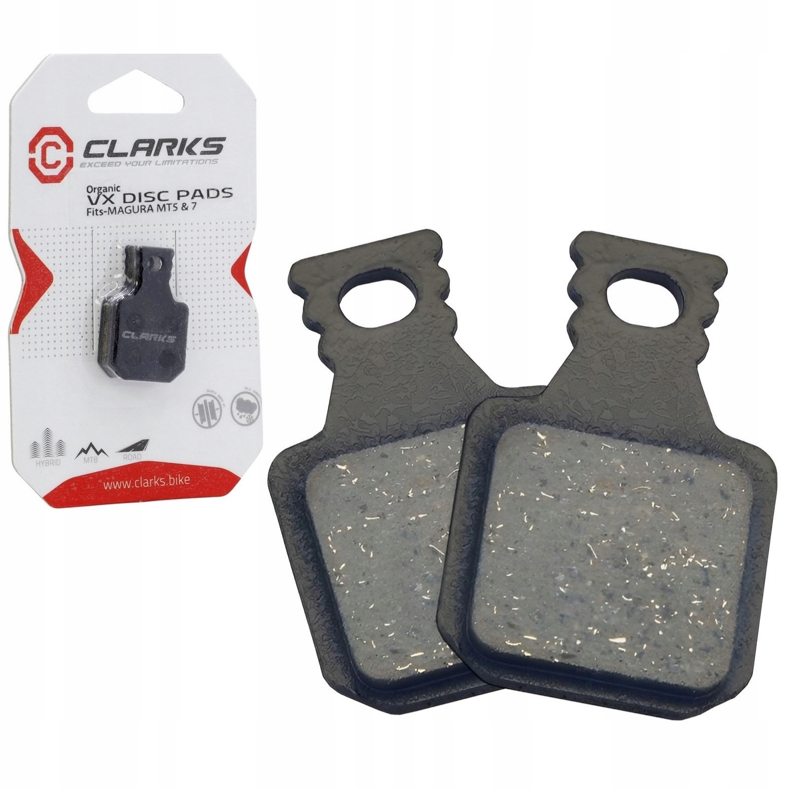 Okładziny hamulcowe Clarks Magura mt5 mt7 organiczne