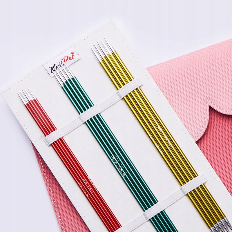 Sada drátků KnitPro Zing Double Pointed 20 cm 47422