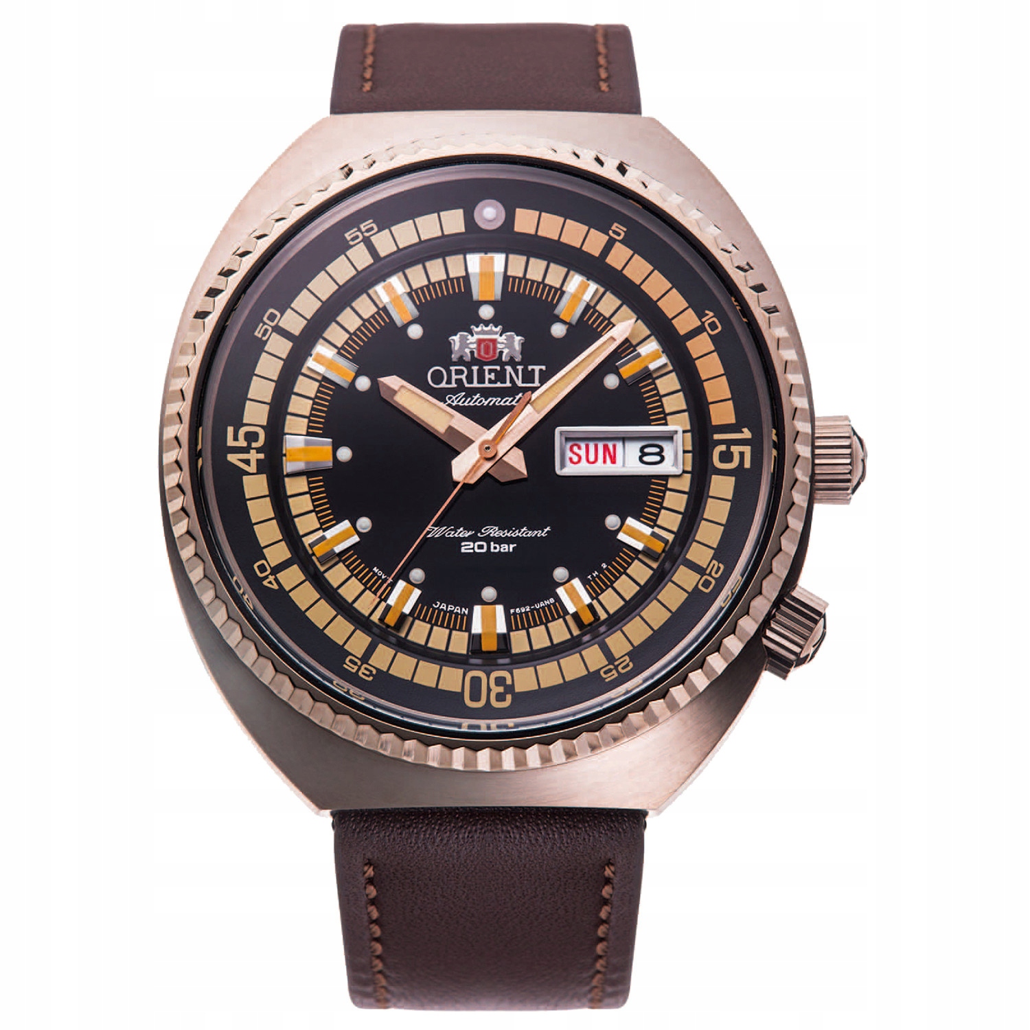 Pánské Hodinky Orient RA-AA0E06B19B hnědé