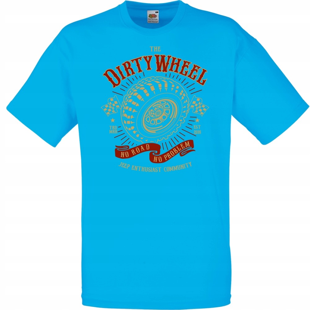 

Koszulka Dirty wheel opona monster truck auto M