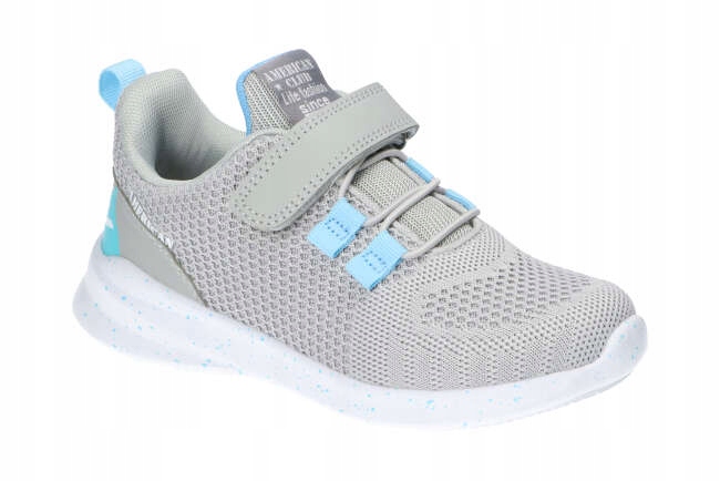 

American RD12 Adidasy Buty Dziecięce Rzep Grey 36