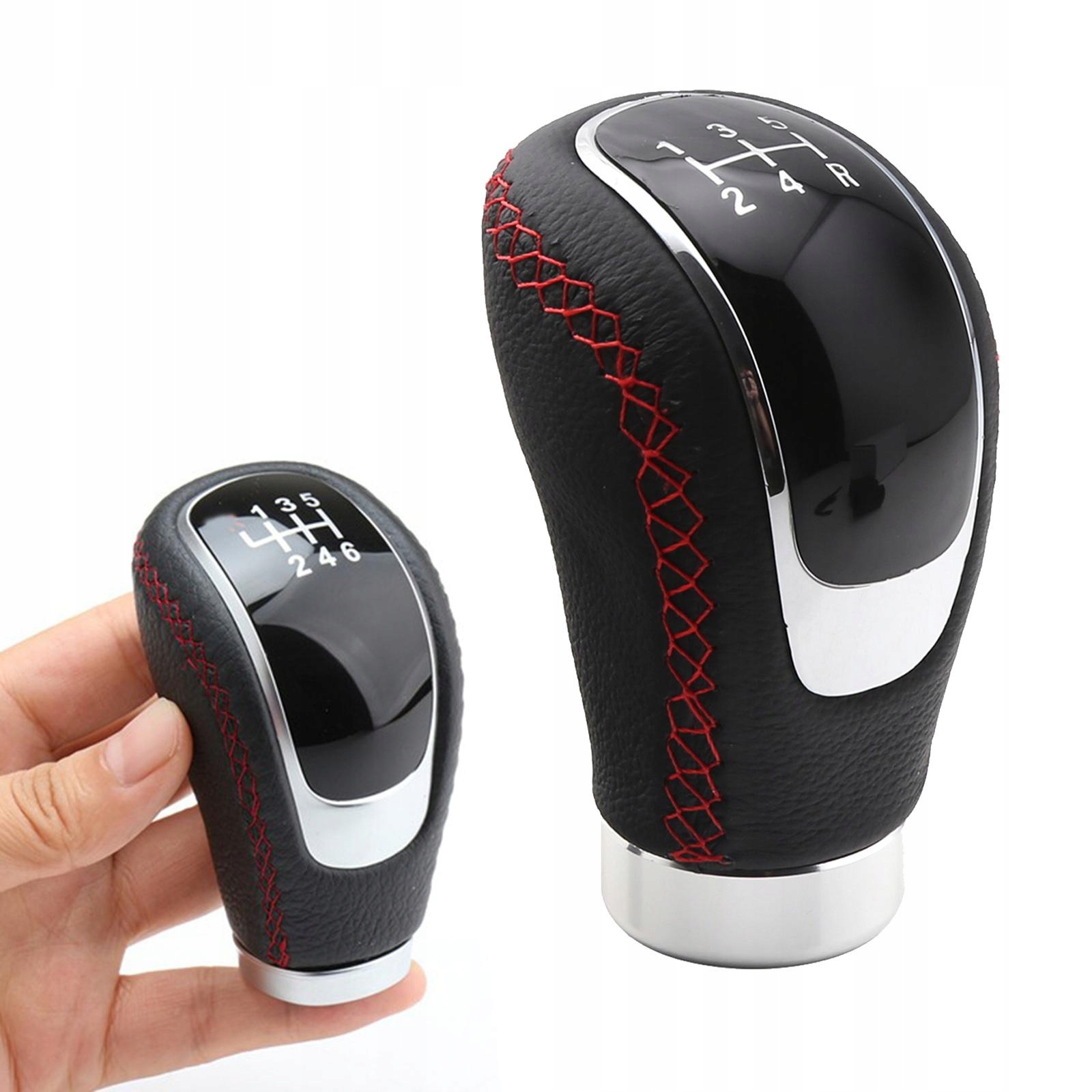 Gałka - czarna czerwona 5 Manualna gałka zmiany EAN (GTIN) 6900587482951