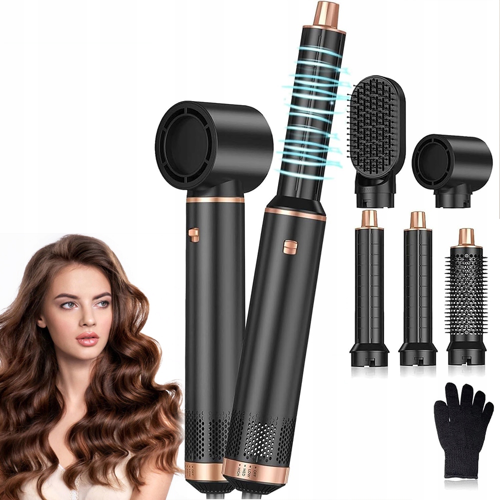 Vysoušeč vlasů 5 v 1 – nástroje pro styling salonu