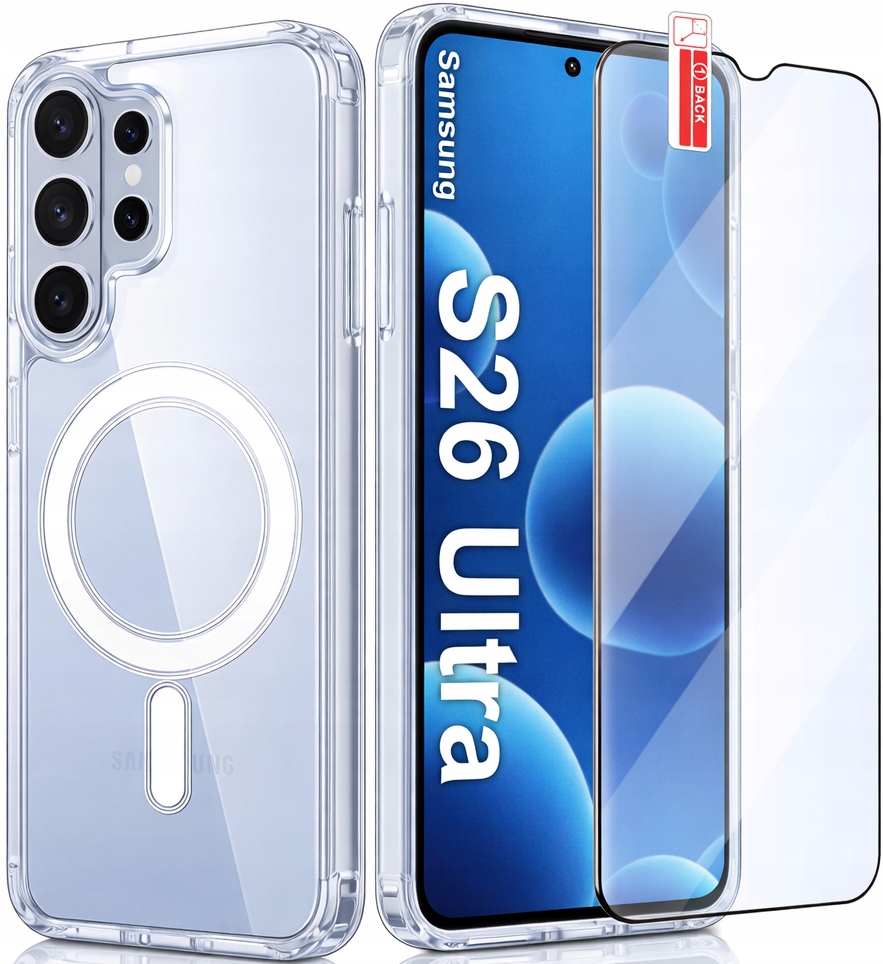 Etui Magsafe Szkło Hartowane Do Samsung Galaxy S26 Ultra Jakość Premium