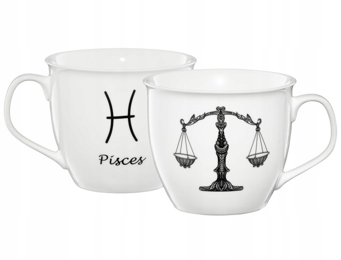 

Ambition Duży Kubek Znak Zodiaku Waga Porcelana