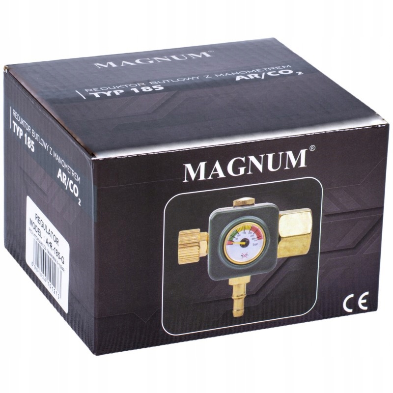 Reduktor butlowy mini AR/CO2 manometr magnum Kod producenta RBARG MINI