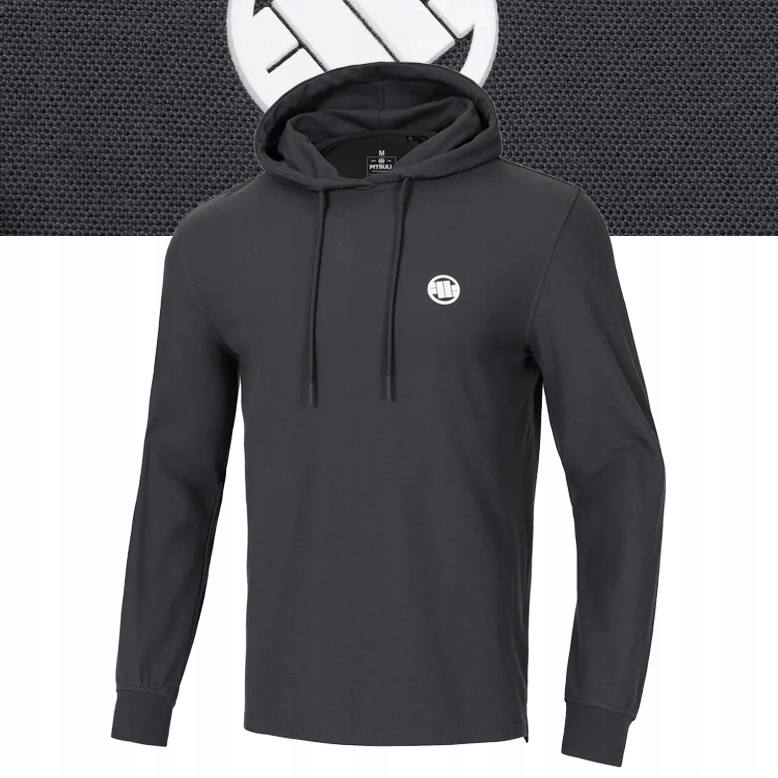 Pánská tenká mikina s kapucí Pitbull Pique Rockey Rychleschnoucí sportovní