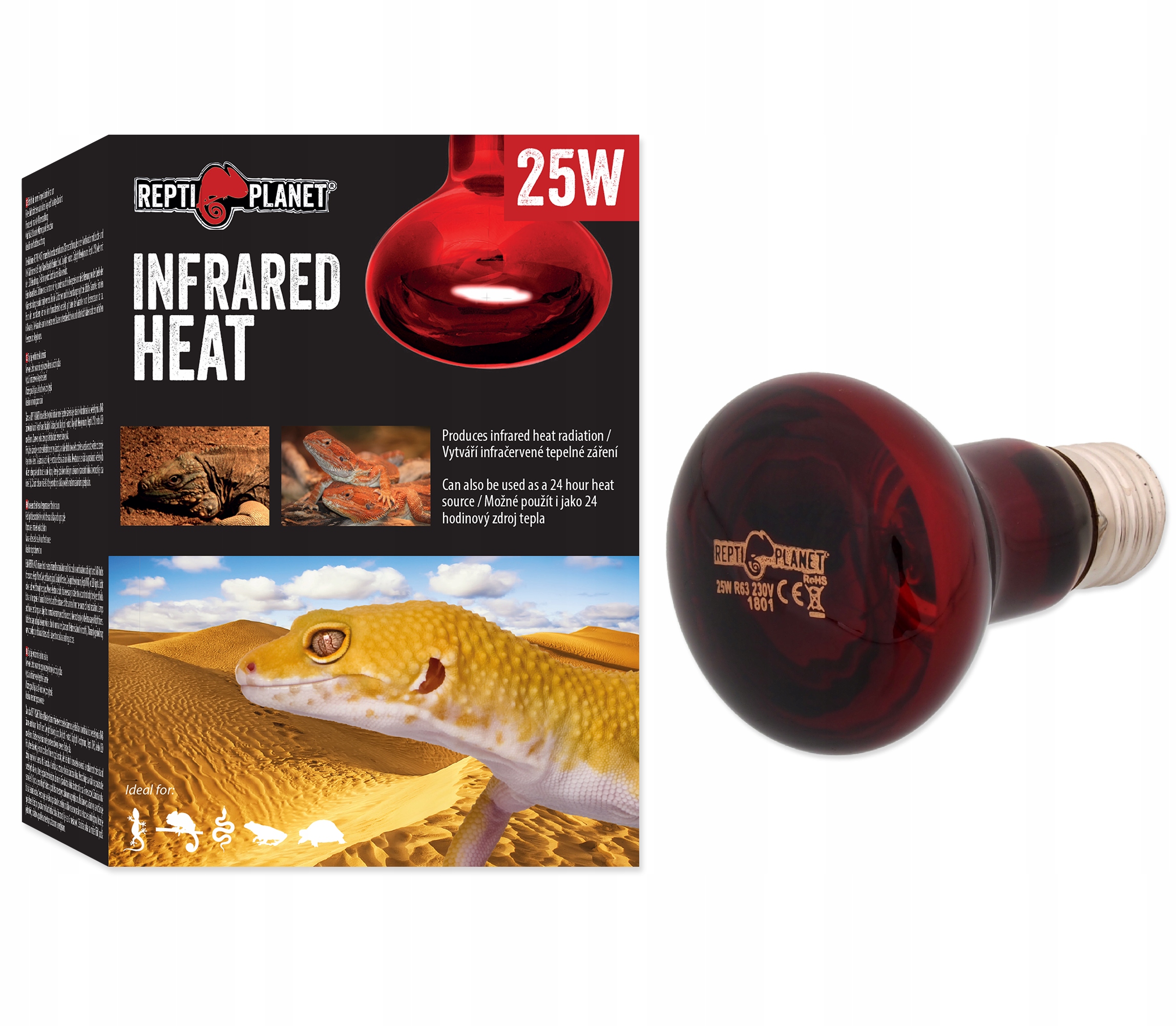 

Repti Planet Infrared Żarówka Grzewcza Grzejna 25W