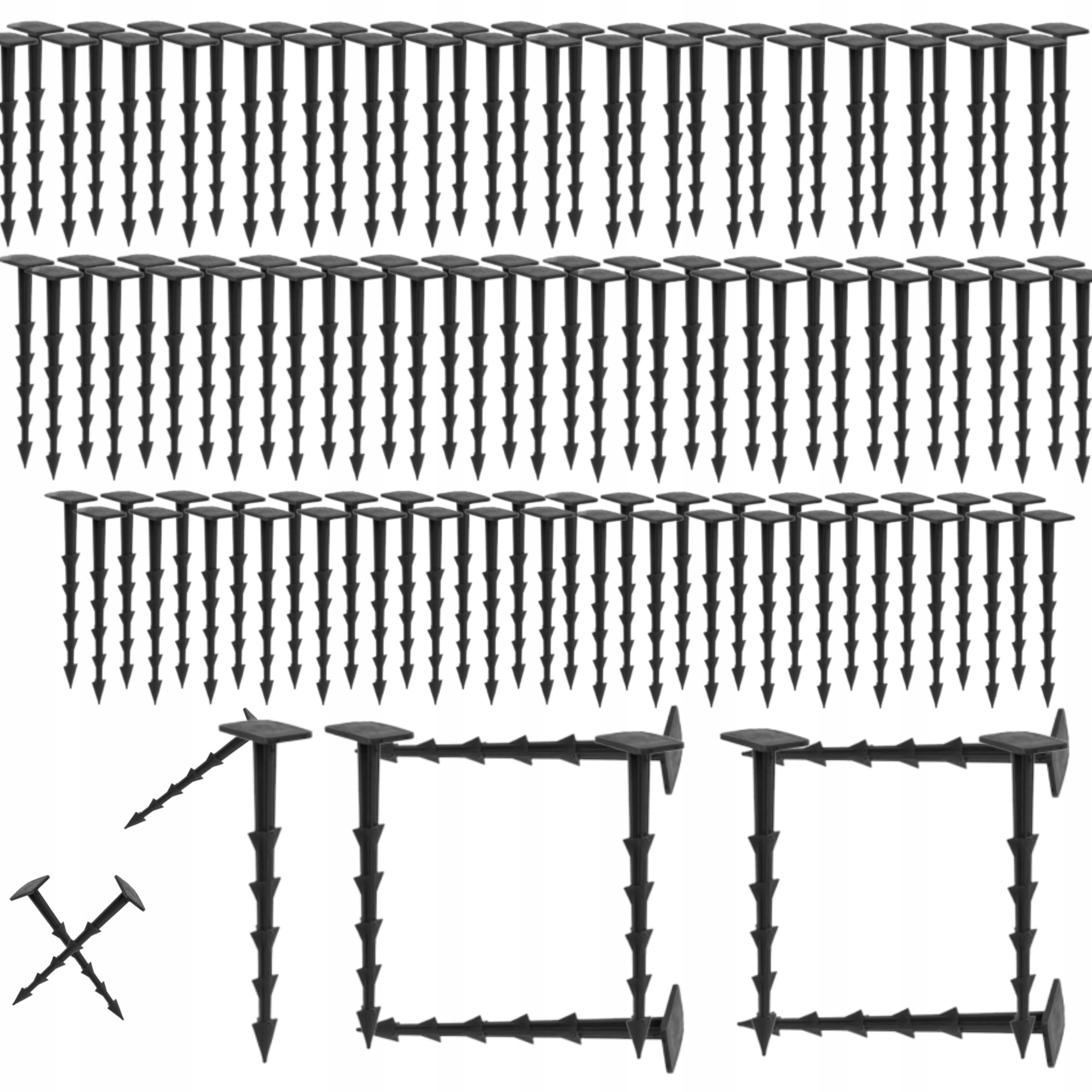 

Szpilki do agrowłókniny agrotkaniny 15cm 100 sztuk