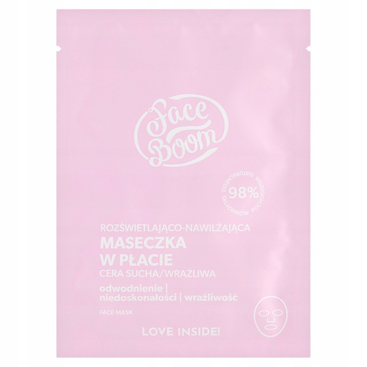 

Bielenda Face Boom Maska Rozświetla,Nawilża 12g