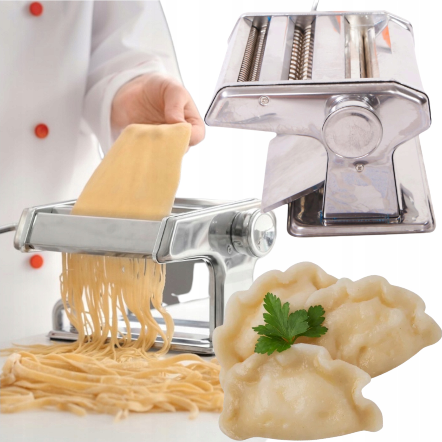 Stroj Na Výrobu Těsta Válčí A Tvaruje Těstoviny A Těsta Jako Z Hospody