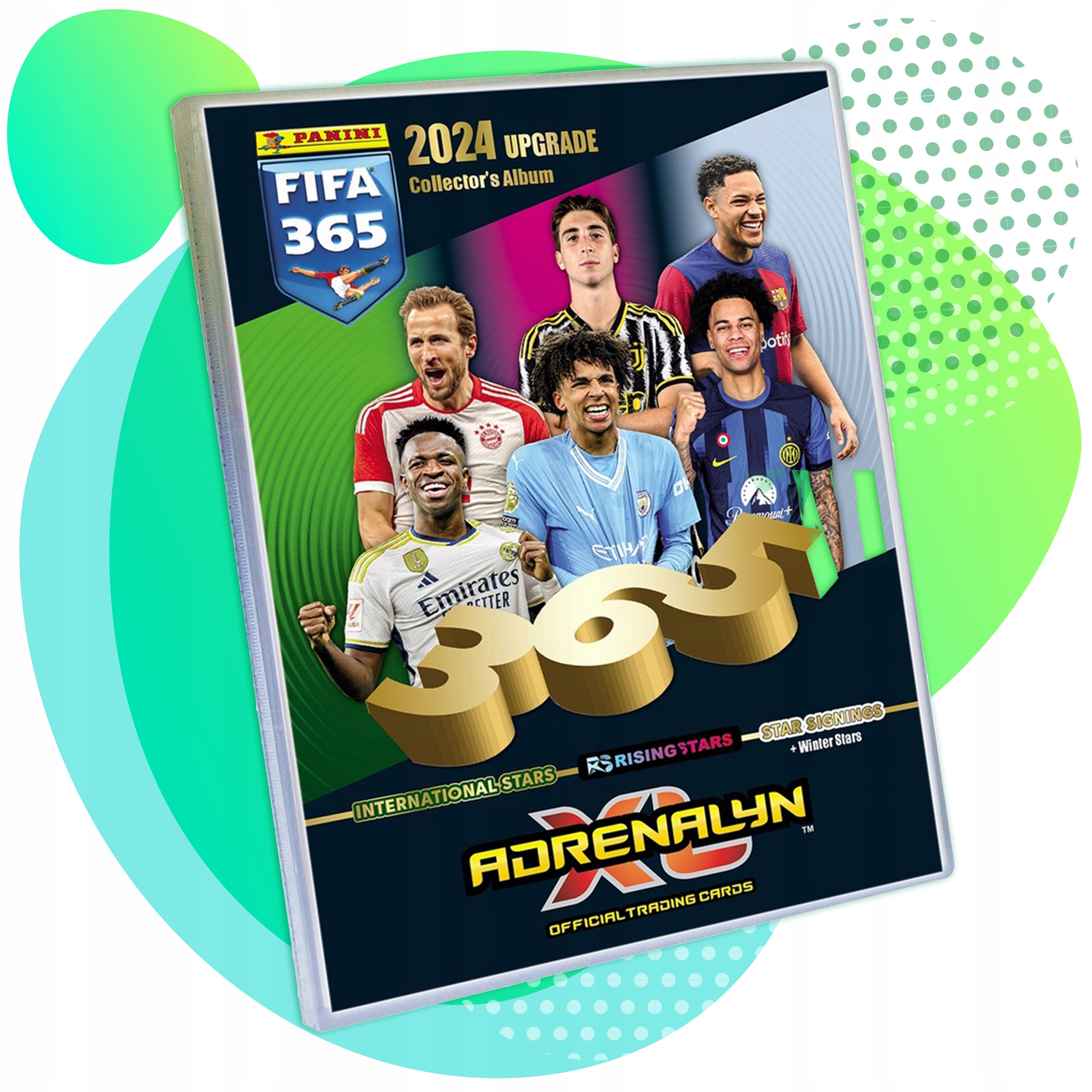 FIFA 365 2024 UPGRADE ALBUM NA KARTY INTERNATIONAL STAR RISING STAR SIGNING ISSN 8051708009521