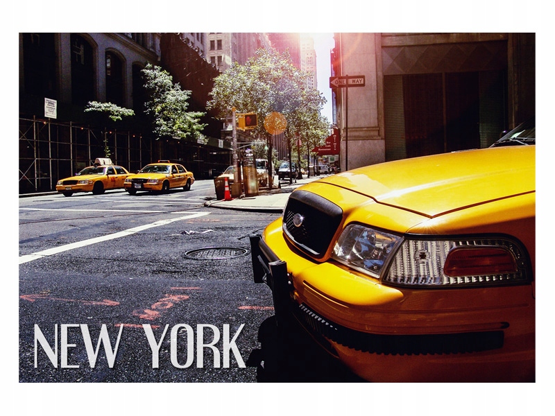 

Nowy Jork Taksówki Magnes na lodówkę