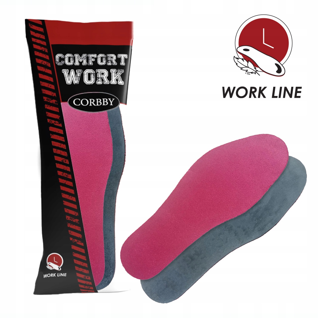 Wkładki do butów roboczych z pamięcią kształtu Comfort Work r. 35/36