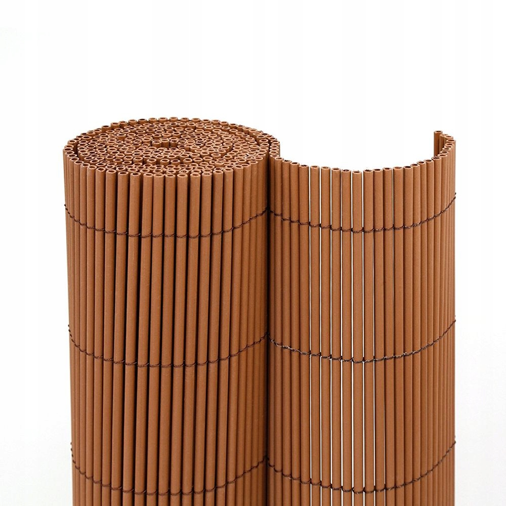 Płotek ogrodowy PVC, EKO, 180x300 cm Brązowy