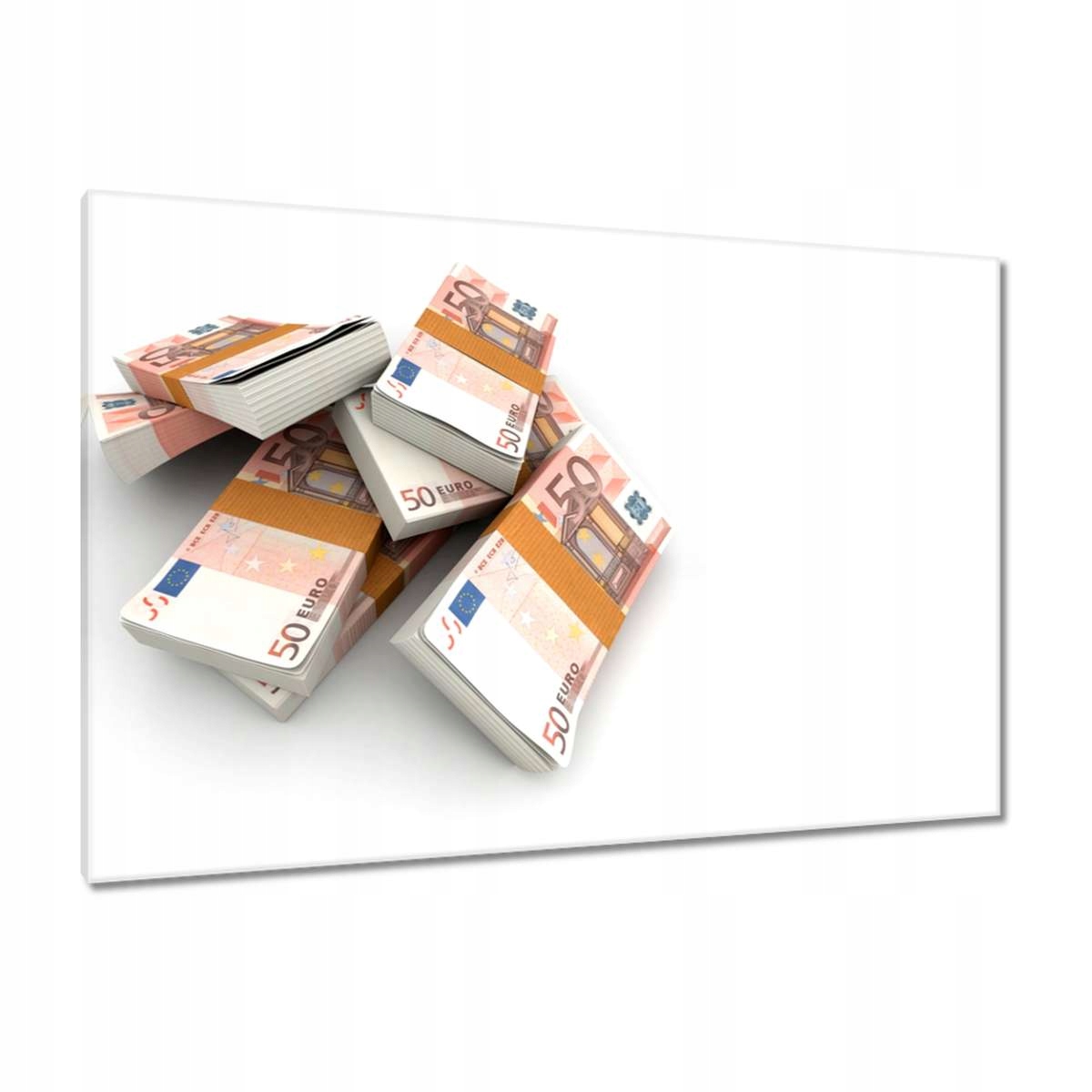 Obrazy 120x80 Kupa peníze Euro Bankovky