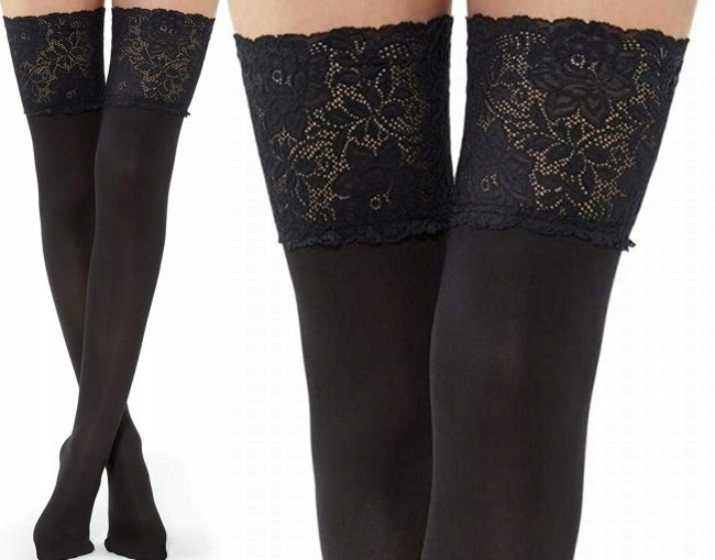 

Calzedonia pończochy Gładkie nero M/L 50 Den