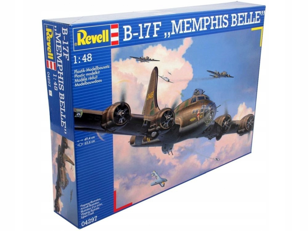 1:48 Letadlo B-17F Memphis Belle Revell 04297