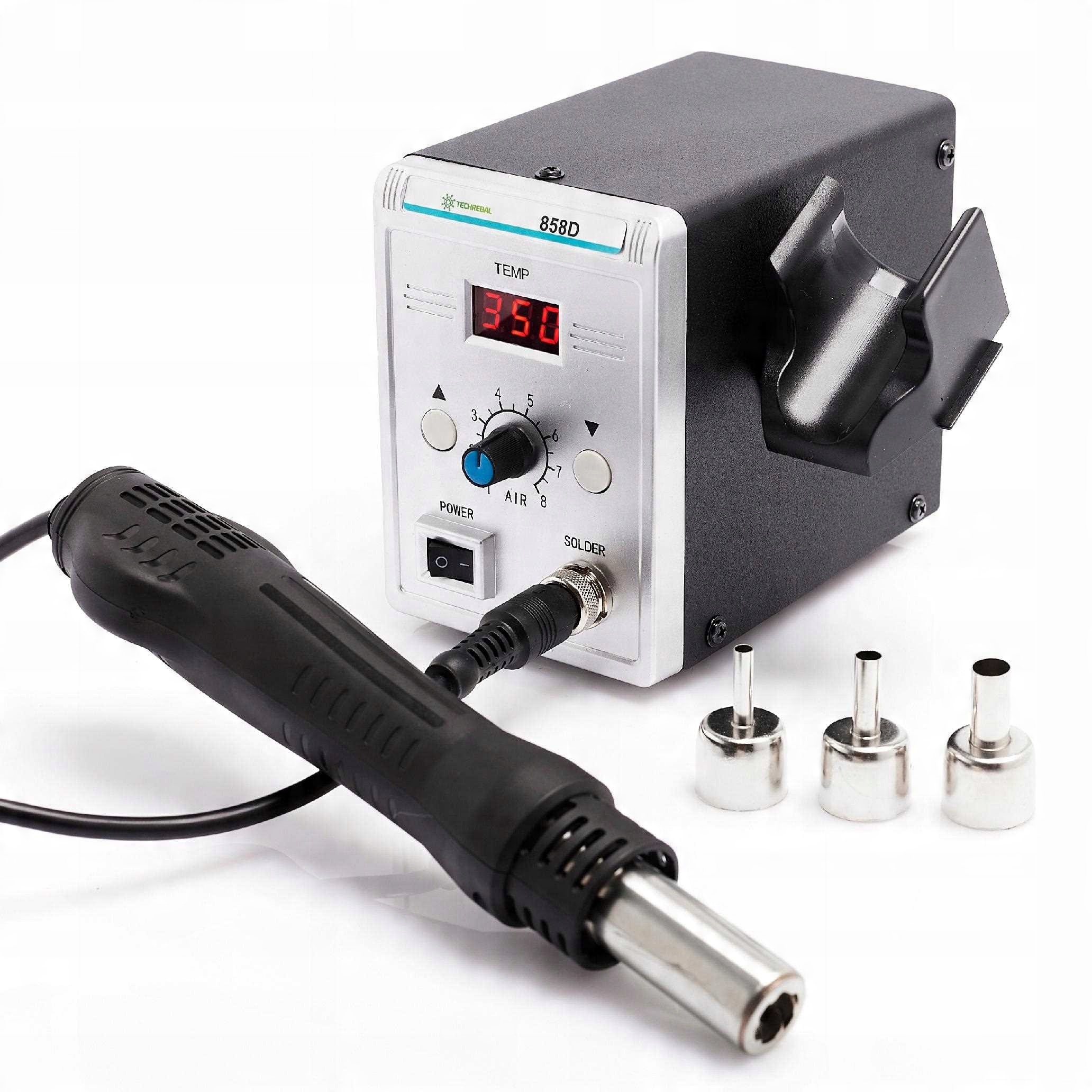 

Stacja Lutownicza Spawarka Hot-air 858D 100-500°C