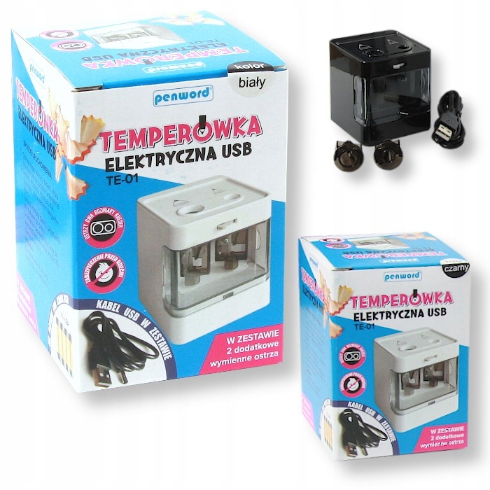 TEMPERÓWKA ELEKTRYCZNA NA USB + KABEL+ GUMKA BAMBINO + OŁÓWEK Marka Maped