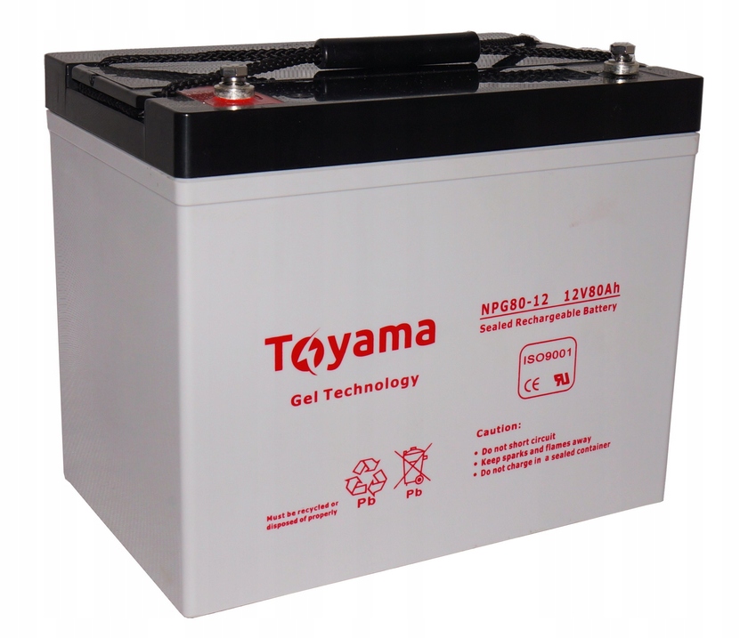 Akumulator żelowy Toyama NPG 80 12V 80Ah