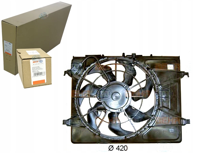 БЕР HELLA ВЕНТИЛЯТОР РАДИАТОРА БЕР HELLA53802h