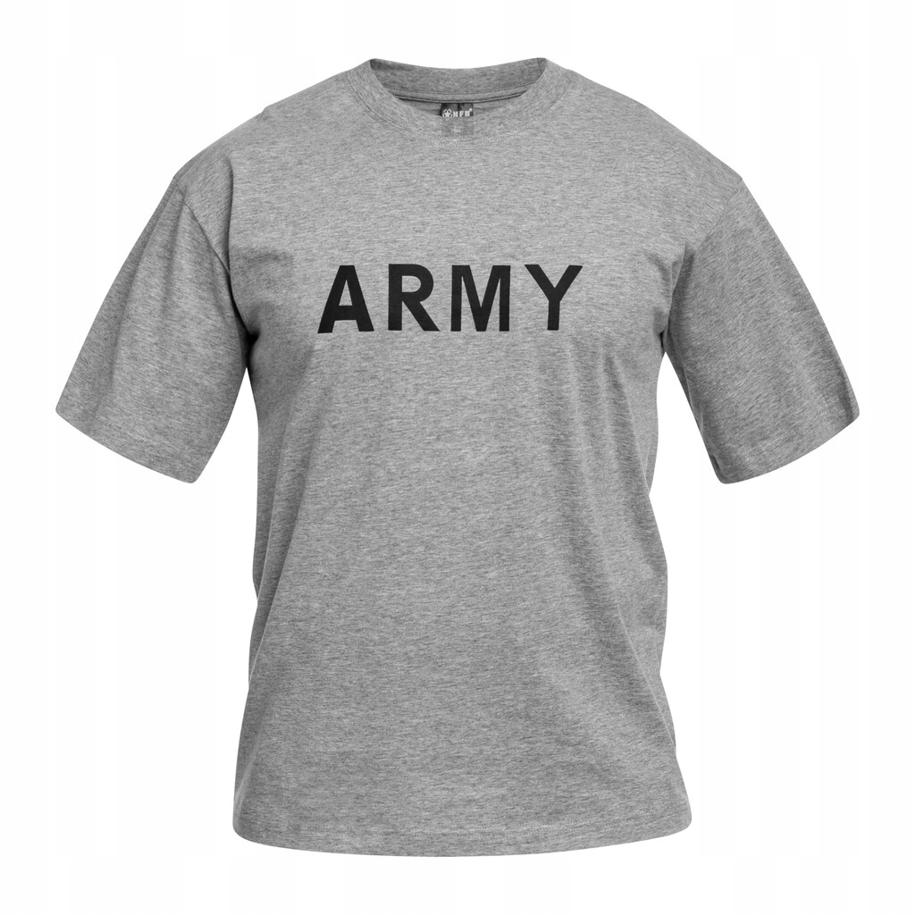 Koszulka męska sportowa wojskowa bawełniana T-shirt Mfh Army Grey XXL