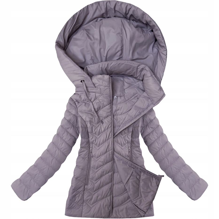 Pikovaná Bunda Kapuce 16M9238 J. Vřes M (38)