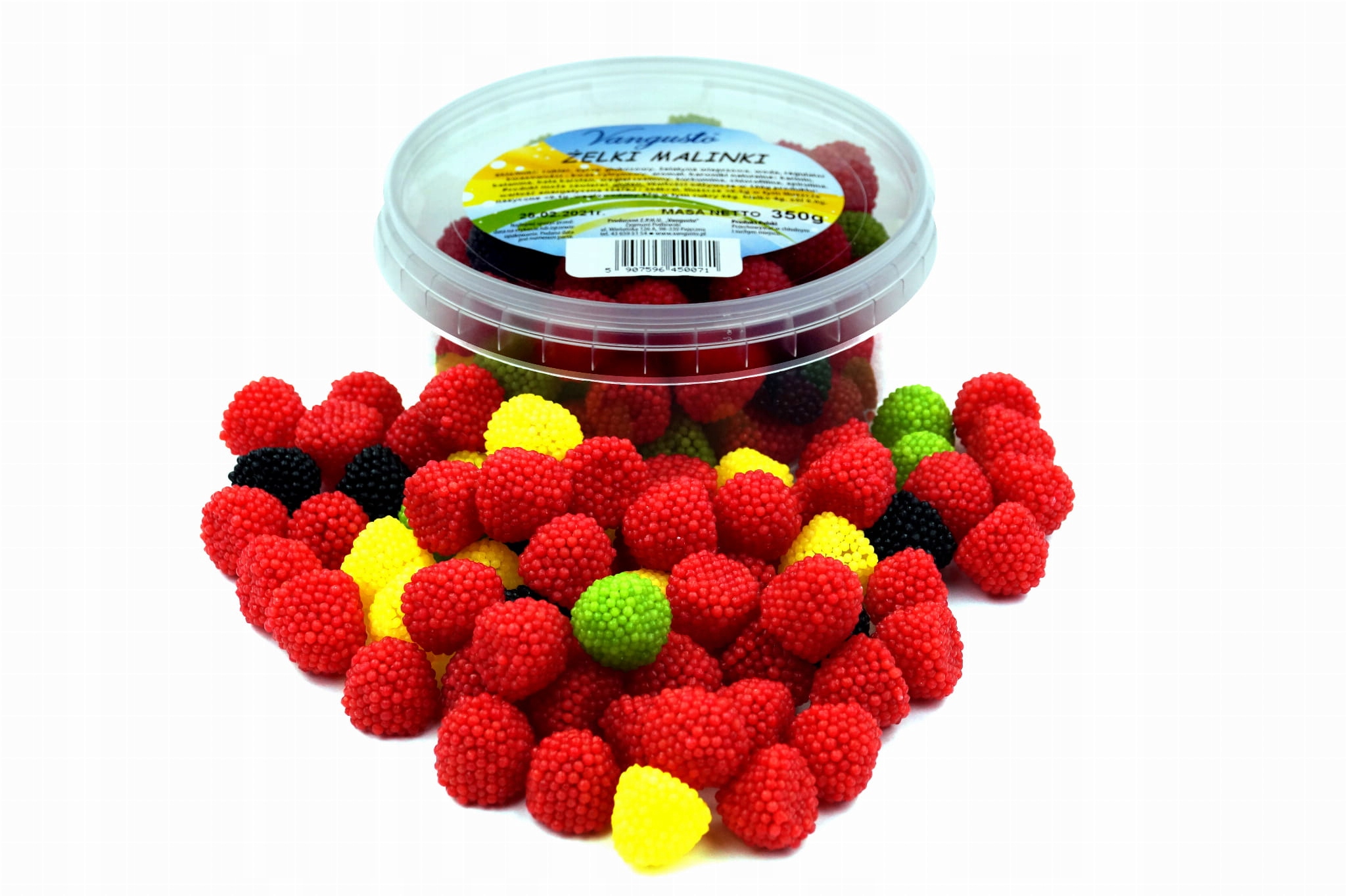 Sweet Vangusto Raspberries в контейнере 350 г
