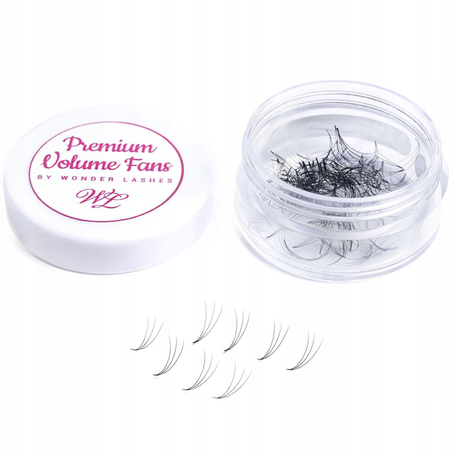 

Wonder Lashes Rzęsy Volume Fans 3D Sypane, C, 12mm