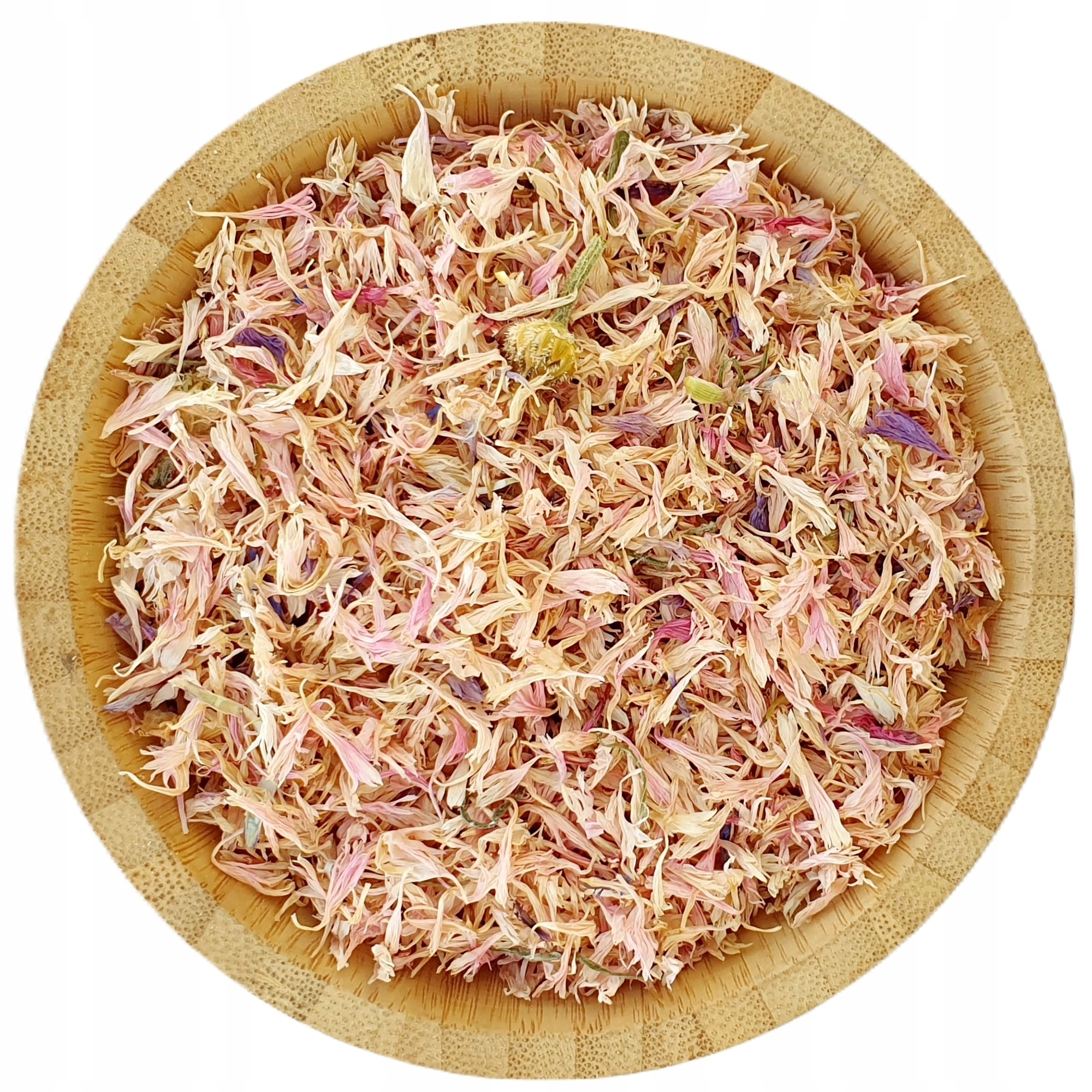 Levně Sušené Plátky Chrpa Modrá Světle růžový 1 kg Jedlé květy Bylinný dvůr