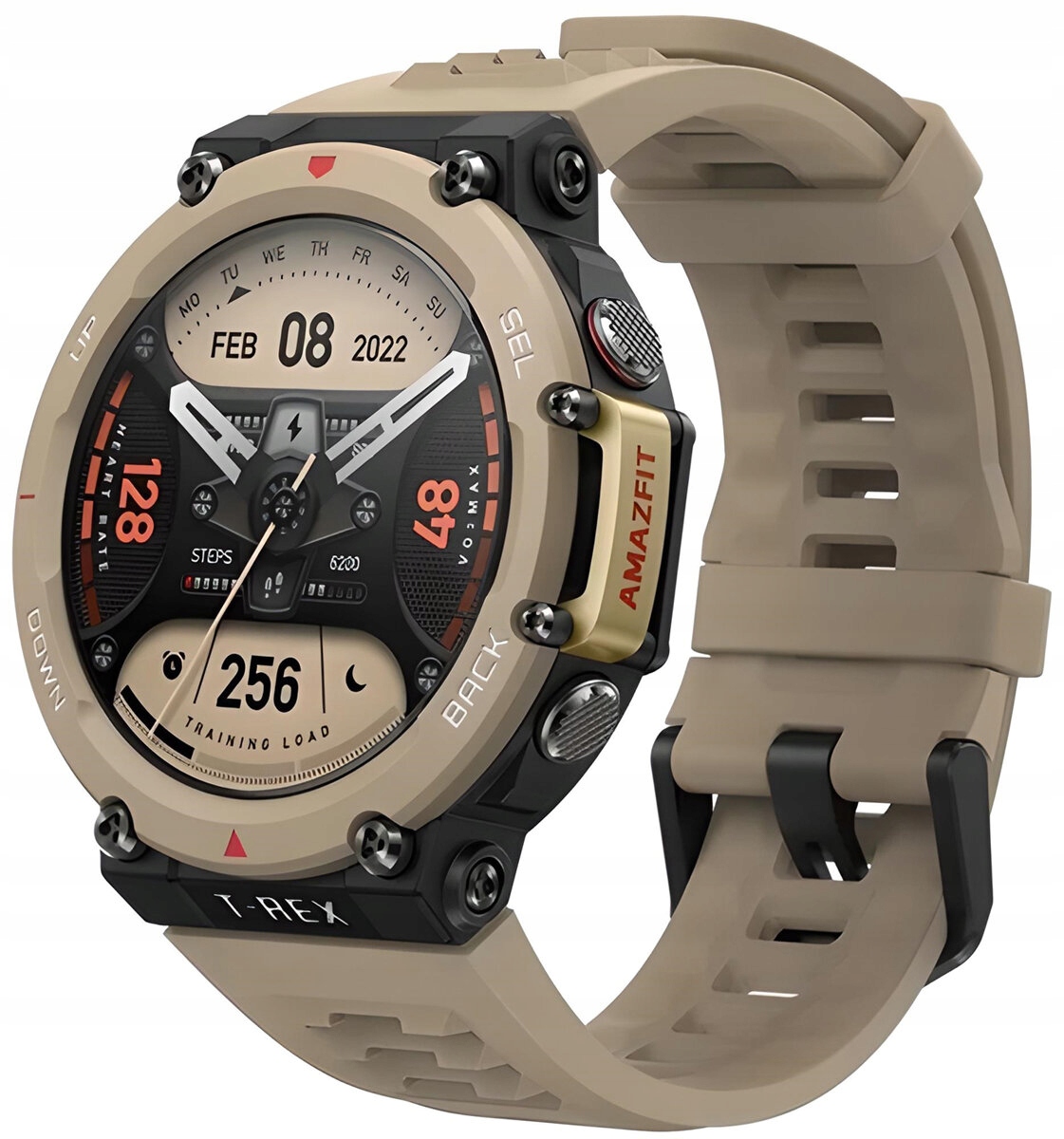 Smartwatch AMAZFIT T-Rex 2 Pustynny khaki