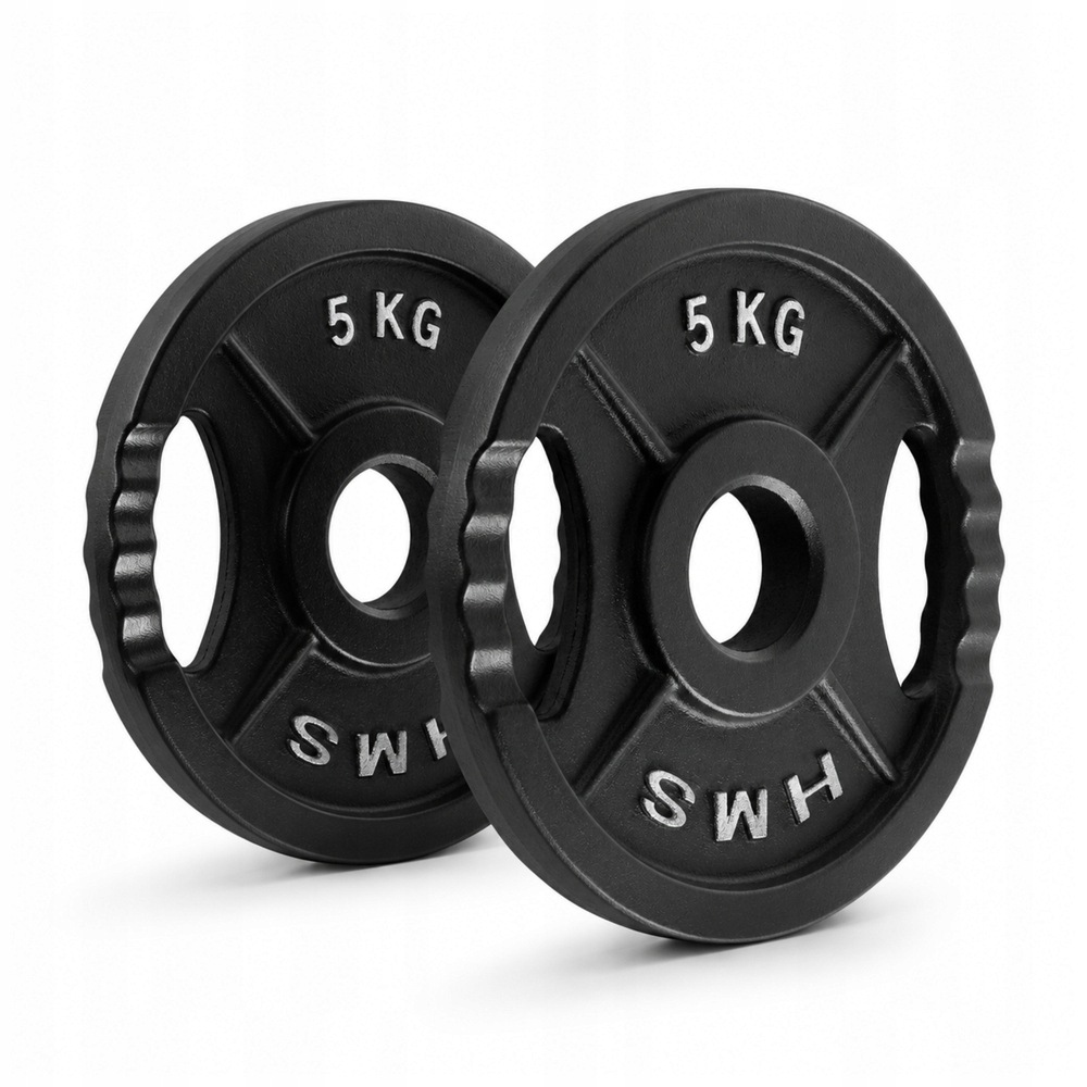 Litinové olympijské talíře na Osa činku pro cvičení Hms Sada 2x5 kg