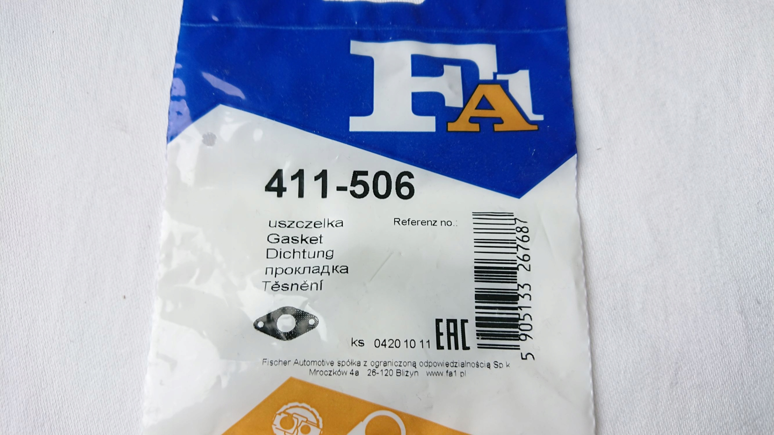 USZCZELKA ZAWORU EGR AUDI A4 B5 1.9 TDI Producent części F-A1