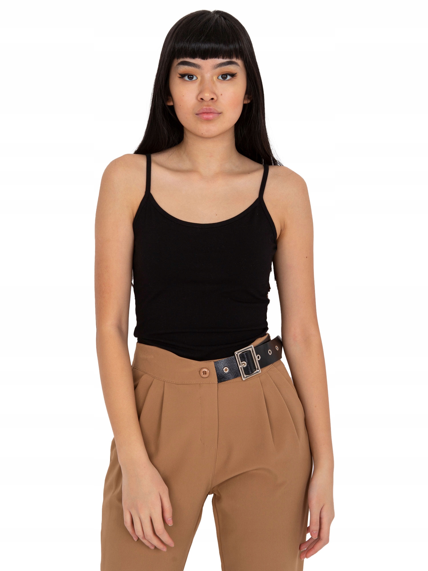 

Damski Top Basic na Ramiączkach bawełna M