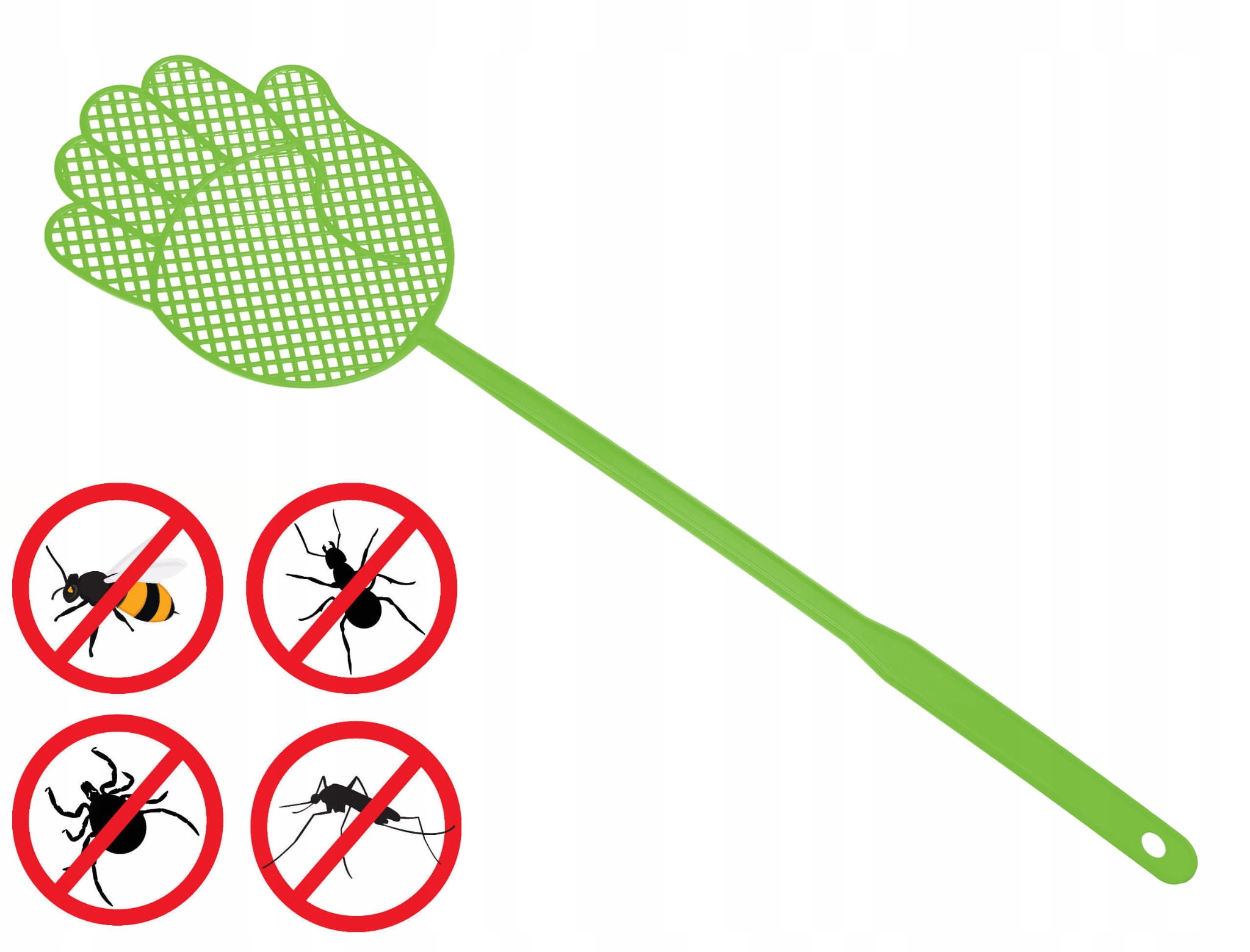 

Łapka Packa Klepka Na Muchy Owady Komary 47CM Drc