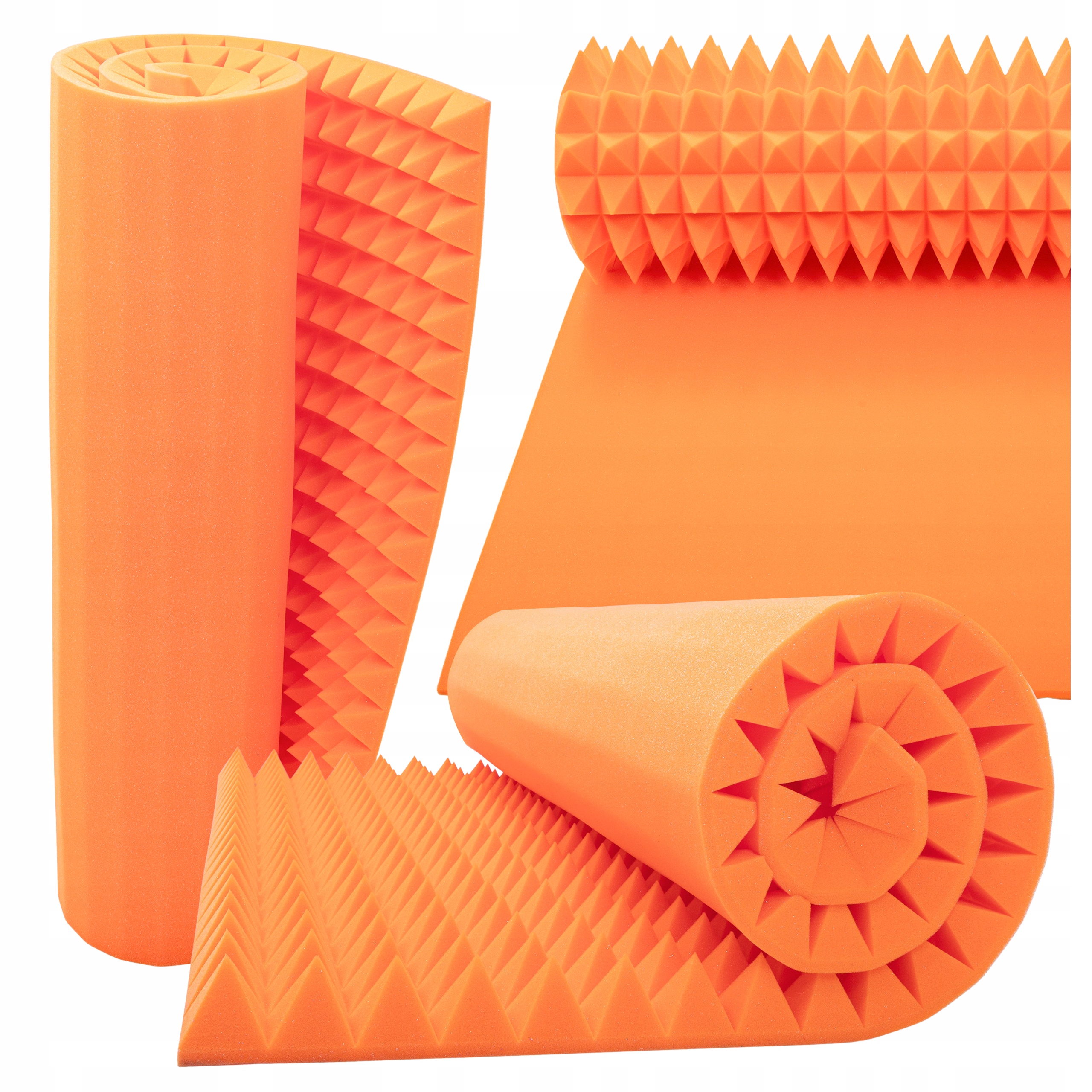 Akustická pěna Piramidka 6 cm polyuretanová, zbavte se ozvěny a dozvuku