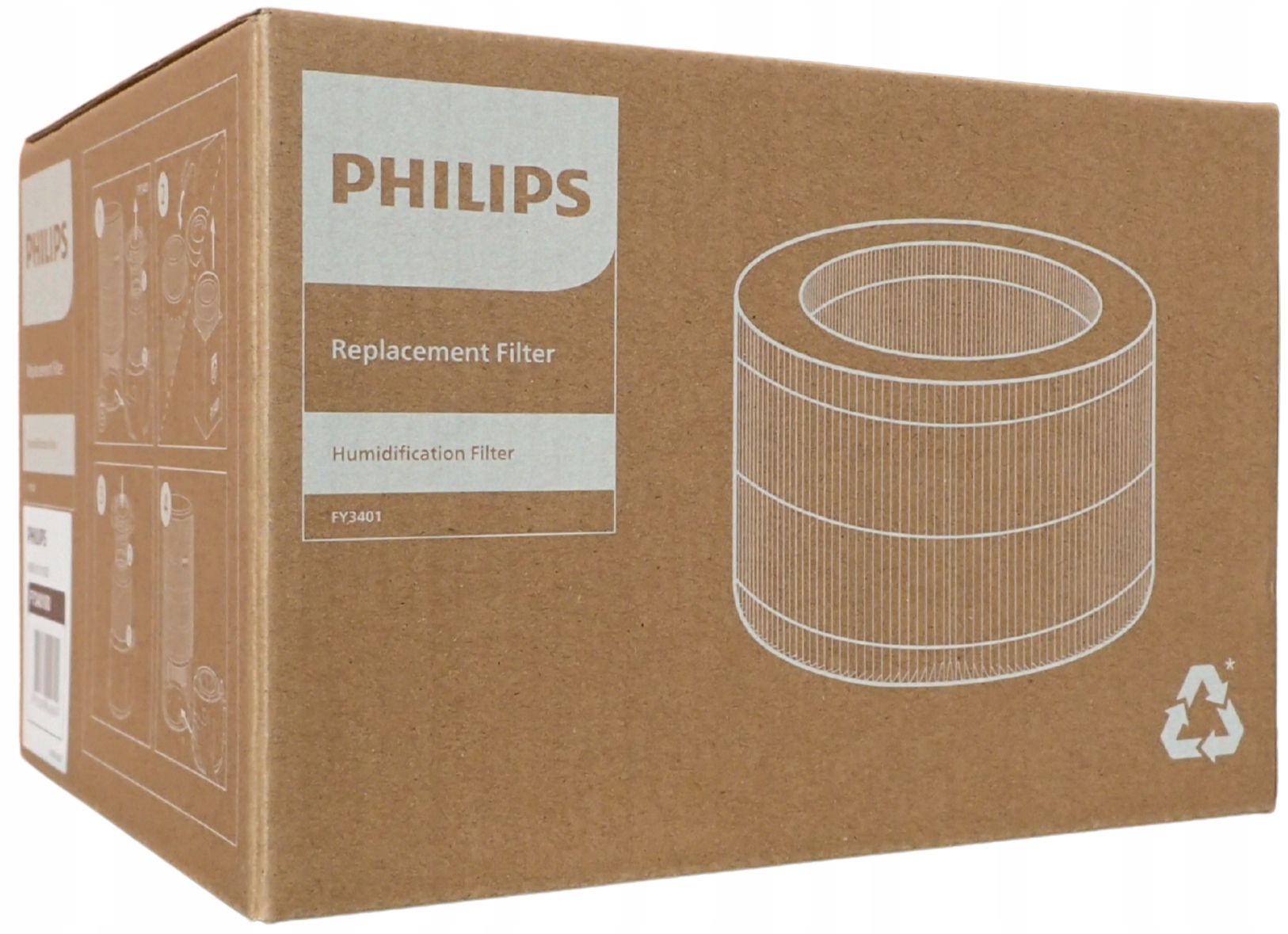 Filtr pro čističku zvlhčovače vzduchu AC3420 AC3421 Philips FY3401/00