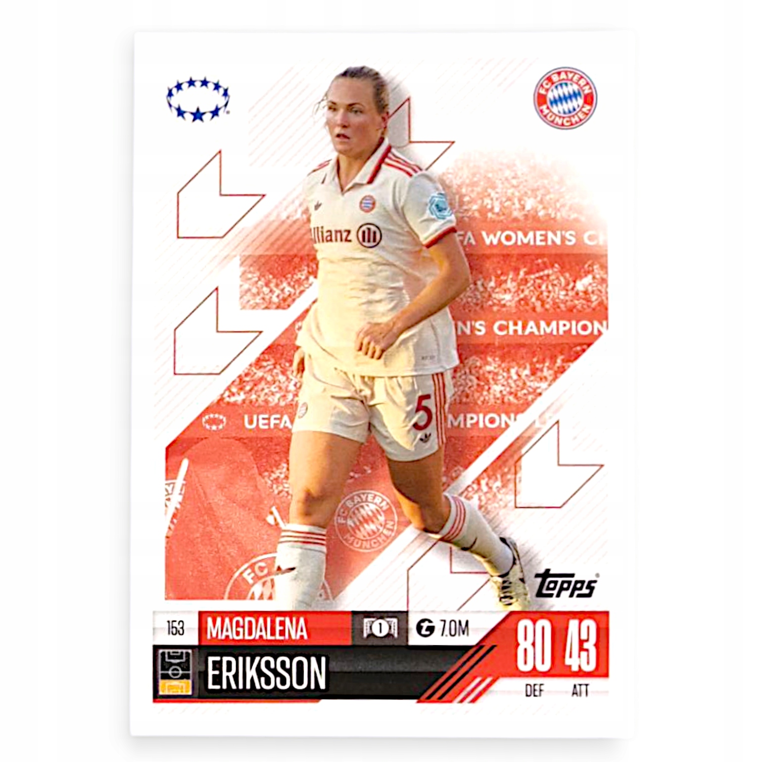 Topps Match Attax Extra 2025 Champions League 153 Magdalena Eriksson Bayern