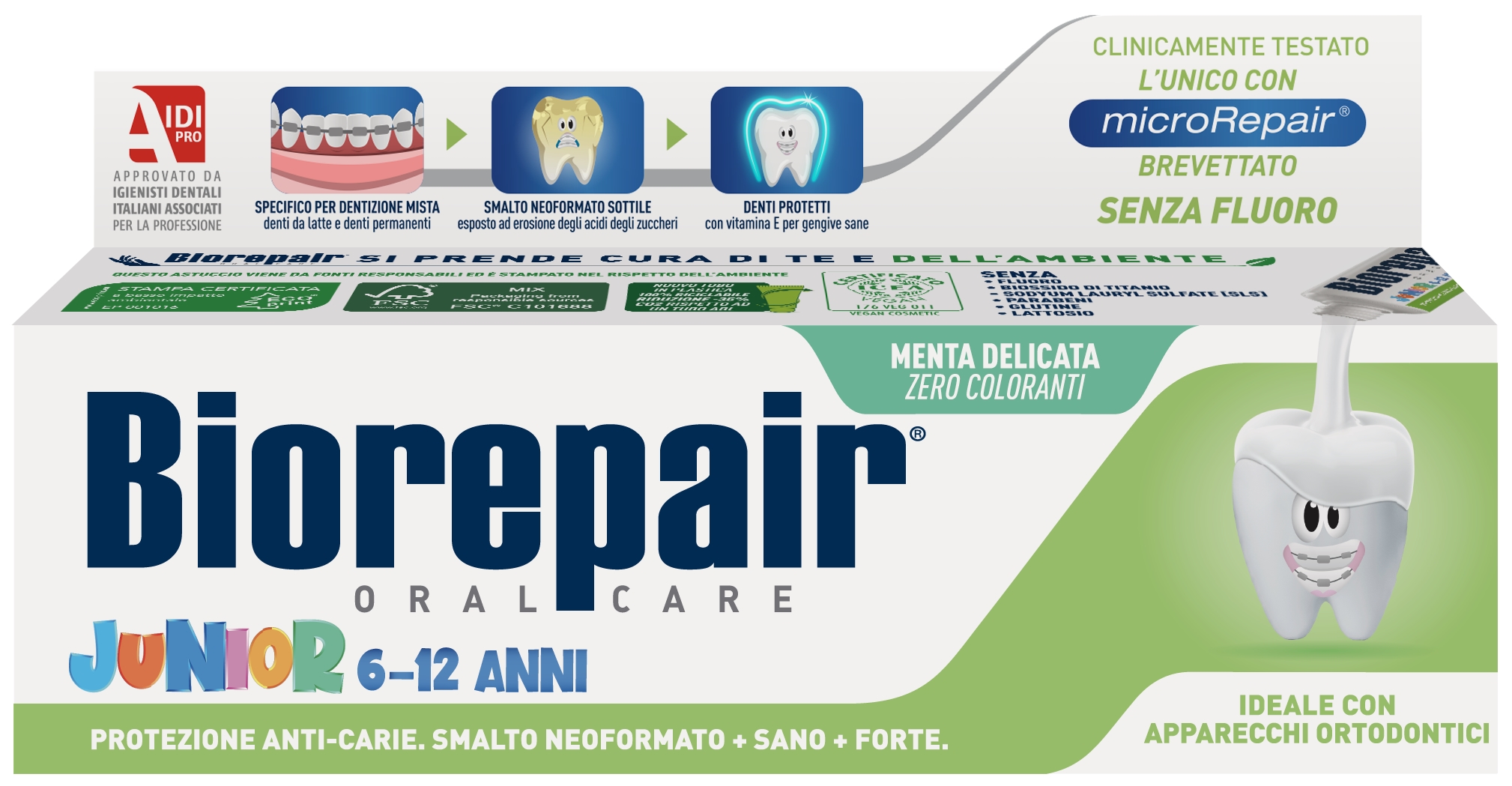 

Biorepair Junior Pasta Dla Dzieci 7-14 Lat 75ml