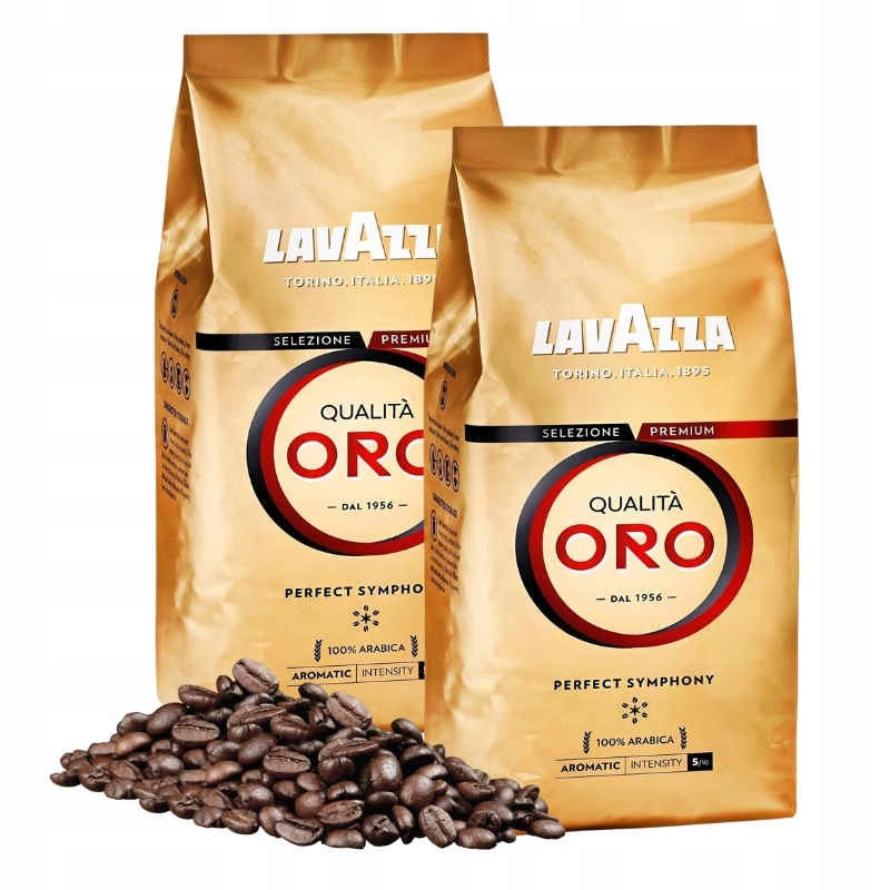 Levně Zrnková Káva Lavazza Qualita Oro 2x1 kg