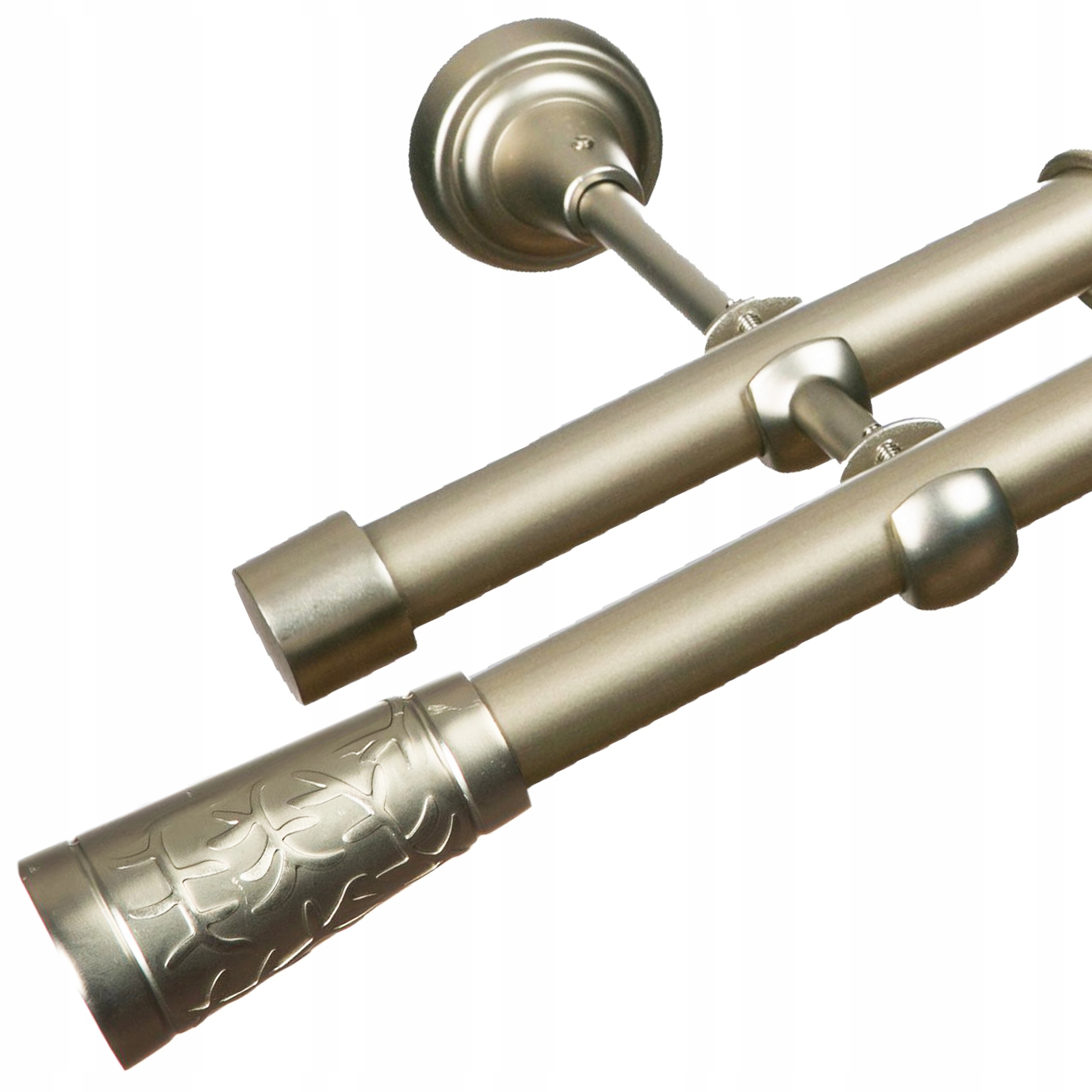 

Karnisz Metalowy Podwójny 19/19 mm 240 cm
