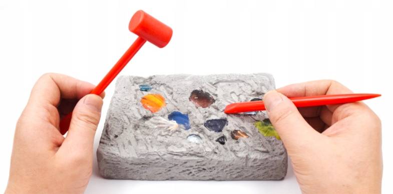 KOPALNIA KRYSZTAŁÓW DIAMENTÓW 17 KAMIENIE ZESTAW Marka NORIMPEX