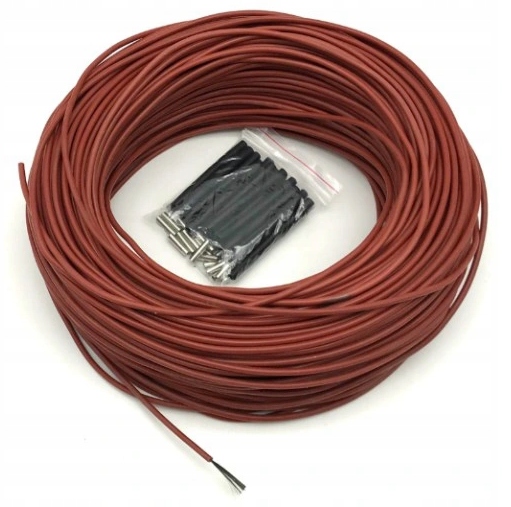 

Przewód Grzewczy Kabel Grzejny Zaciski 1m 230V